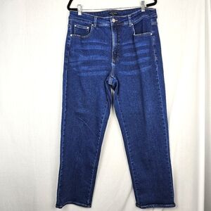 Universal Standard Straight Leg Jeans Dark Wash‎ Women's Size 14 Long